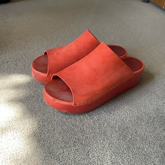 Bryr Shoes - Bryr Norma slides- monochrome flame size 37